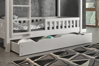 Prístelka pod postel 190/80 cm smrk biela