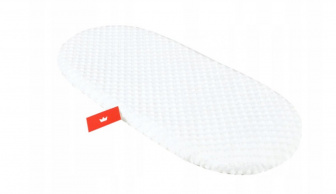 Prestieradlo do kočíka minky - biele