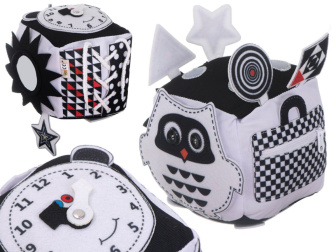 Edukačná sensorická kontrastná kocka