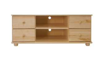 RTV stolík z masívu borovice 109 118/55/47 cm