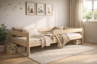 Posteľ z masívu Rudi 90/200 cm + rošt ZADARMO