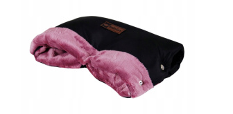 Rukávník K26 flís - čierna / bordó