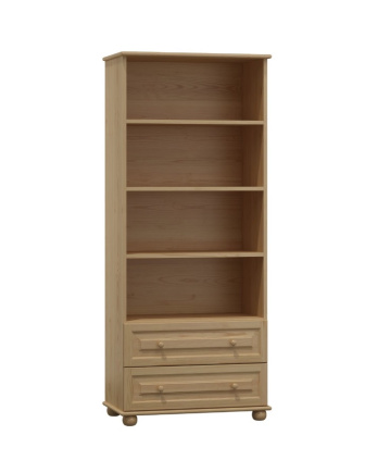 Policový regál z masívu borovice 67 60/190/42 cm