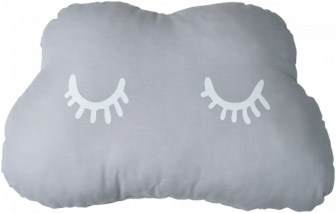 Dekoračný vankúšik - mráčik šedý