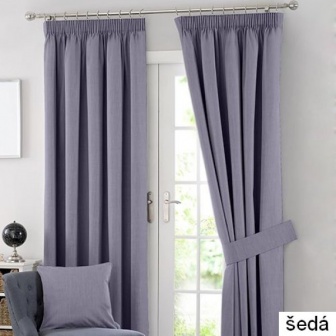 Záves 140/250 cm- šedý