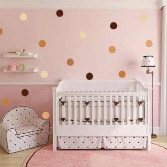 Samolepiaca dekorácia na stenu - kolieska