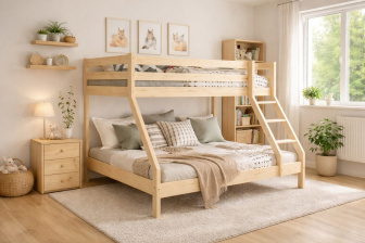 Posteľ Denis sosna + matrace Optimal Comfort 12 cm + rošty ZADARMO