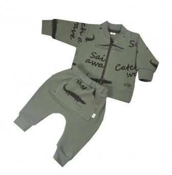 Tepláková súprava - oliva