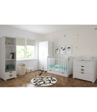 Prebaľovacia komoda Star - biela