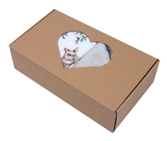 Velvet bavlnená deka 100 x 75cm - darčekové balenie/ Zajačik a roža