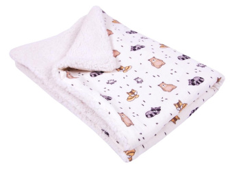 Mušelínová deka 100 x 75cm / zvieratká