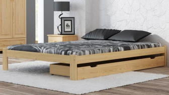 Šuplík pod posteľ 200 cm borovica