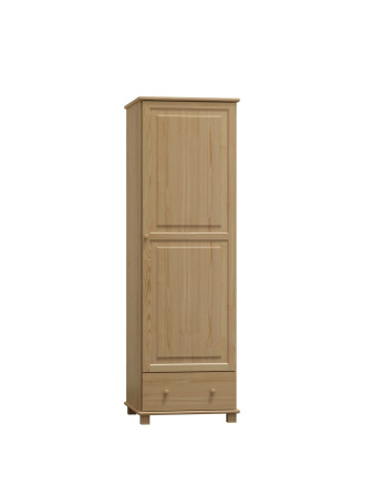 Šatníková skriňa z masívu borovice 70 47/190/60 cm/ s policami