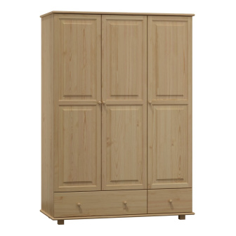 Skriňa z masívu borovice 62 133/190/60 cm