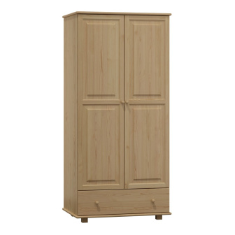 Šatníková skriňa z masívu borovice 65 80/190/60 cm/s tyčou