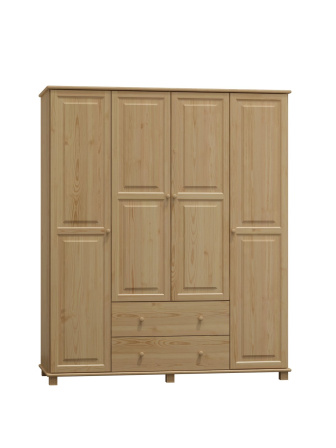 Šatníková skriňa z masívu borovice 76 160/190/60 cm