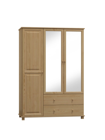 Šatníková skriňa z masívu borovice 77 133/190/60 cm