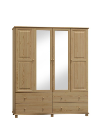 Šatníková skriňa z masívu borovice 78 200/190/60 cm