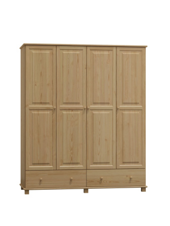 Šatníková skriňa z masívu borovice 80 180/190/60 cm
