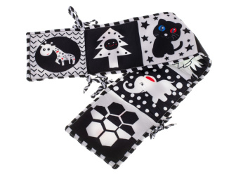 Kontrastná knižka sova