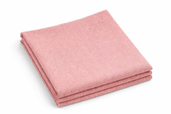 Plienka bavlna potlač - ružová