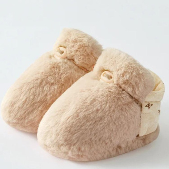 Dojčenské capáčky 6-12 mesiacov obojstranné 2v1 tmavo béžová