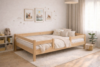 Rastúca posteľ Montessori Tobi 140x200 cm + rošt ZADARMO