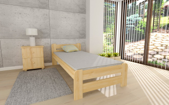 Posteľ masív Union 80 x 200 cm + matrac Diana 12 cm + rošt ZADARMO