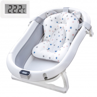 Detská vanička Premium skládacia - šedá