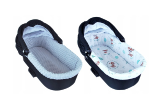 Obojstranné polstrovanie do korbičky + matrac - Srnček