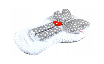 Podložka do kočíka obojstranná minky 3v1 - nr.7