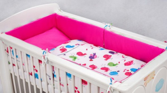 Postieľka s kompletnou výbavou Twin - vzor 9