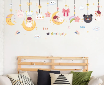 Samolepiaca dekorácia na stenu - Good night