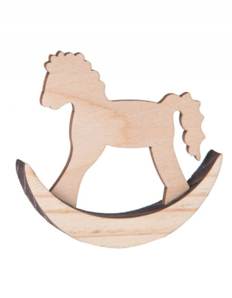 Drevený hojdací koník - 7 cm