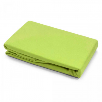 Plachta bavlna s gumkou 160/80 cm - zelená