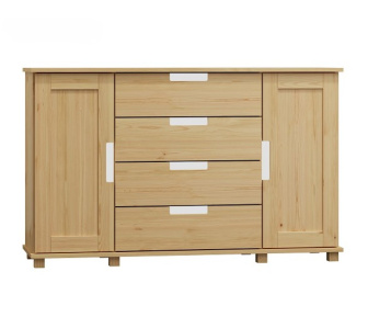 Komoda z masívu borovice Thorax I 140/100/42 cm