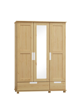 Skriňa z masívu borovice Thorax 8 133/190/60 cm