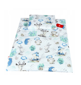 Detské obliečky do postieľky 100/135 cm - zvieratká
